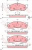 TRW GDB4056 Brake Pad Set, disc brake